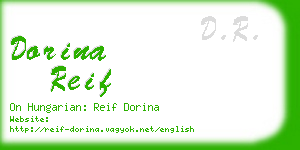 dorina reif business card